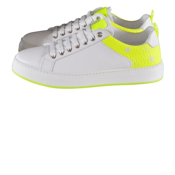 MCM Shoes - MCM Women's Neon Visetos Low Top Sneakers Shoes